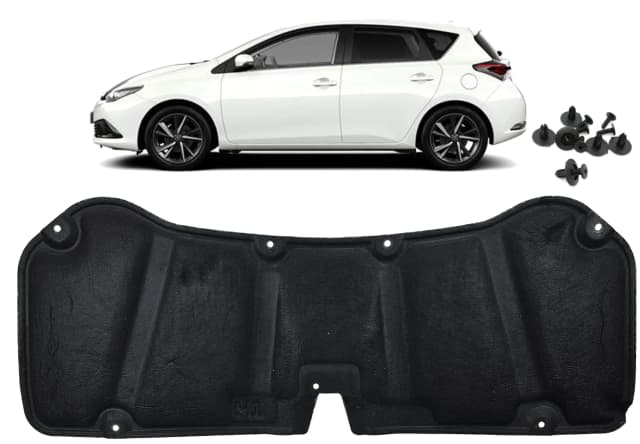 Wygłuszenie maski TOYOTA AURIS II 12-18r