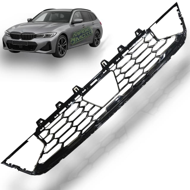 Kratka zderzaka środkowa BMW 3 G20 G21 LIFT 22r+ NA RADAR
