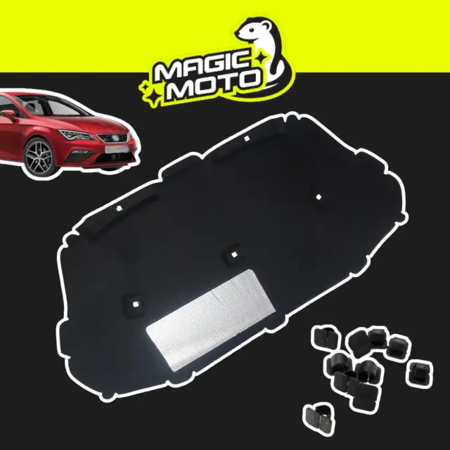 Wygłuszenie maski SEAT LEON III 2013-2020r